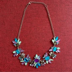 Fashion Jewelry Cool Colors Necklace